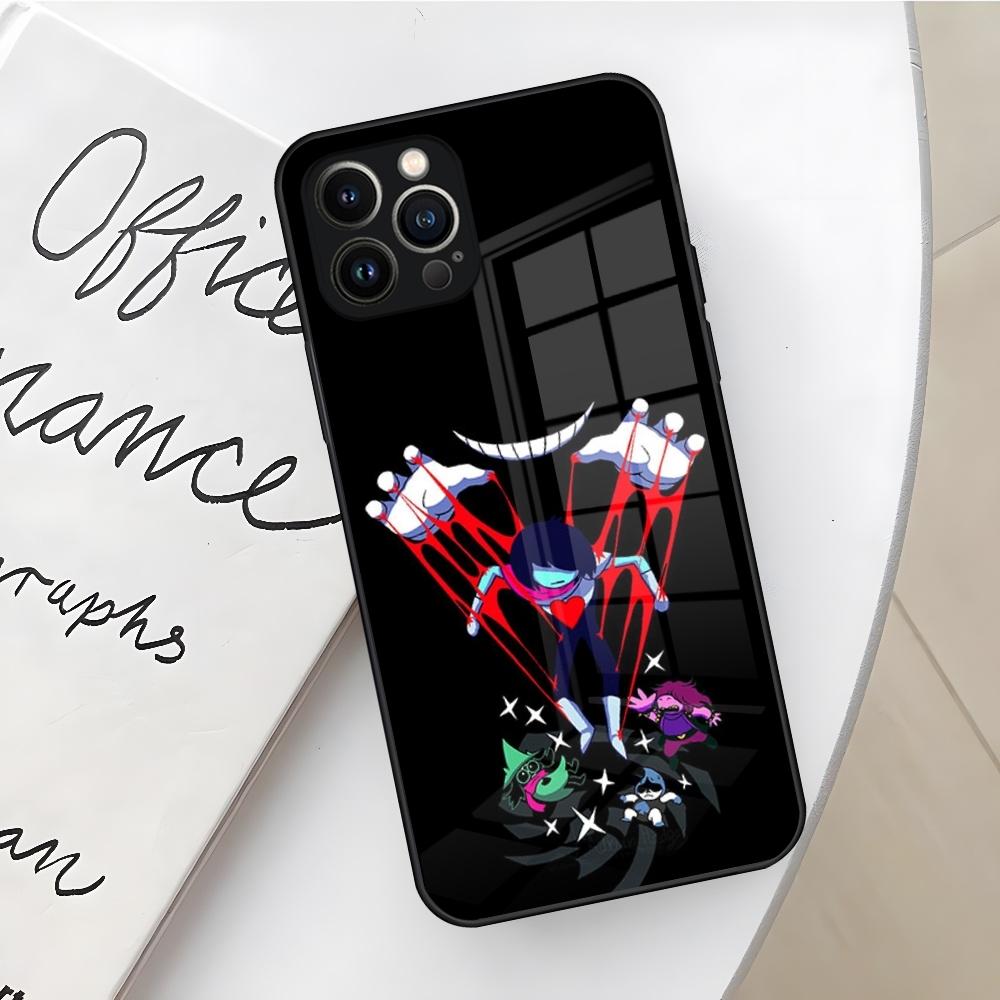 Game Deltarune Phone Case for Iphone 17 16 Air 15 14 12 11 13 Pro Max Mini X Xr Xs Se Puls Glass Cover