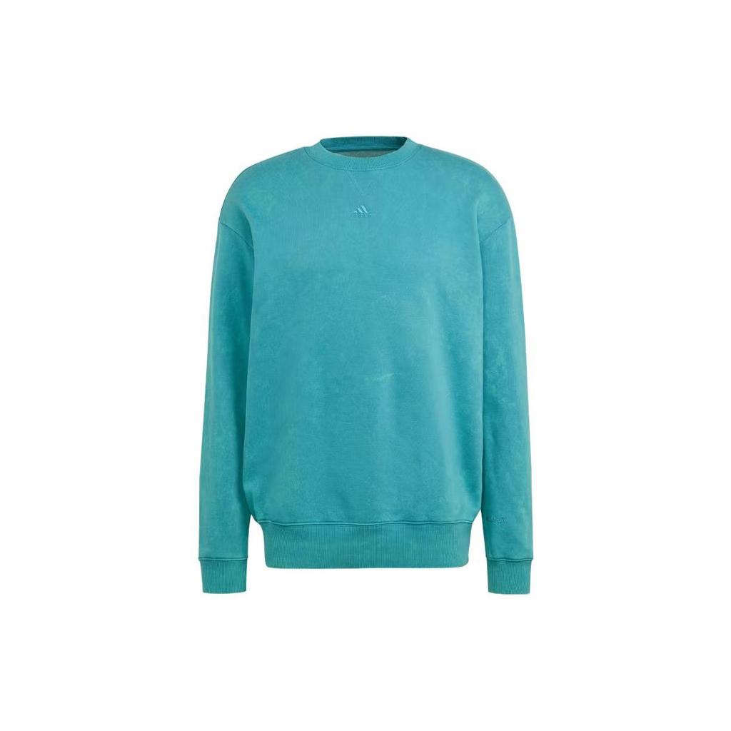 Adidas Sweatshirts Men's Arctic Blue Crew Neck Moderate Regular IB4073