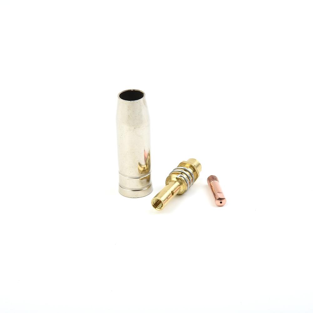 3pcs Set Welding Accessories Torch Air Cooled MB 15AK Holder Gas Nozzle