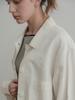 Themitten [6Th] Linen Shirt Jacket (Ivory)