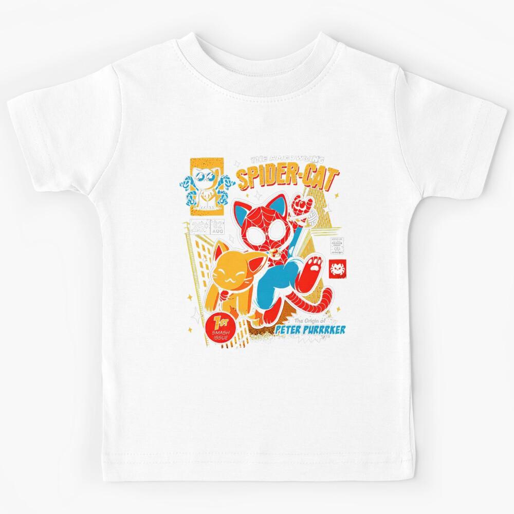 Spider Man Cat Kids T-Shirt 140