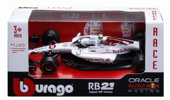 

Kyosho BURAGO 1/43 Scale Oracle Red Bull Racing RB21 2025 Japanese GP No. 22 Y. Tsunoda Window Box Finished Product BUR38233JPT