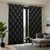 Piece Set High Definition Digital Printed Curtainblack Quilted Style Curtainhome Decoration Curtain Made Of Polyester Washable