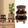 Wooden Plant Stand Flower Pot Base Holder Stool Garden Flower Display