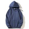 Felpa con cappuccio spessa tinta unita primaverile Felpa con cappuccio casual retrò tinta unita per uomo e donna