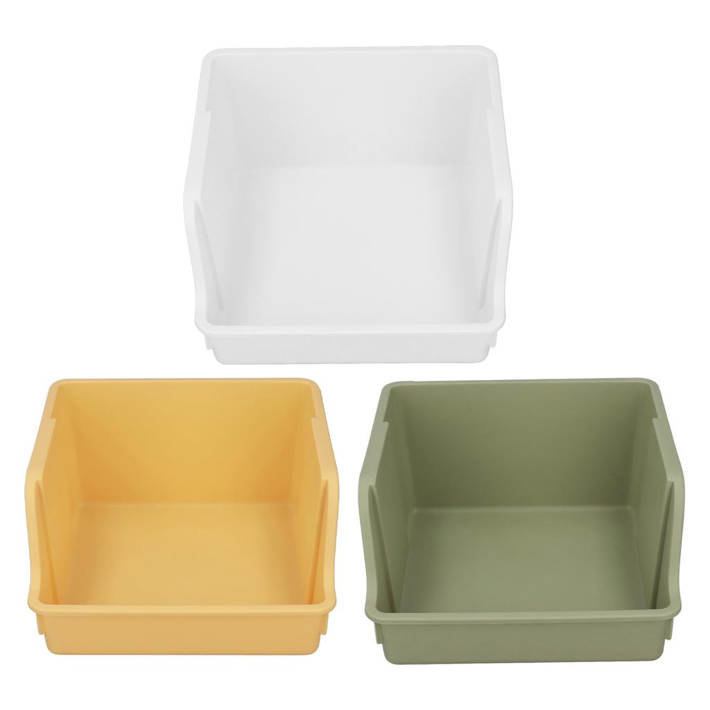 Desktop Book Storage Rack PP Handle Design U Shaped Large Opening Large Capacity Desktop Book Storag