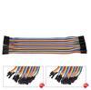 40-teiliges Dupont-Jumper-Wire-Set - Stecker-zu-Buchse, Stecker-zu-Stecker, Buchse-zu-Buchse, 10CM/15CM/20CM