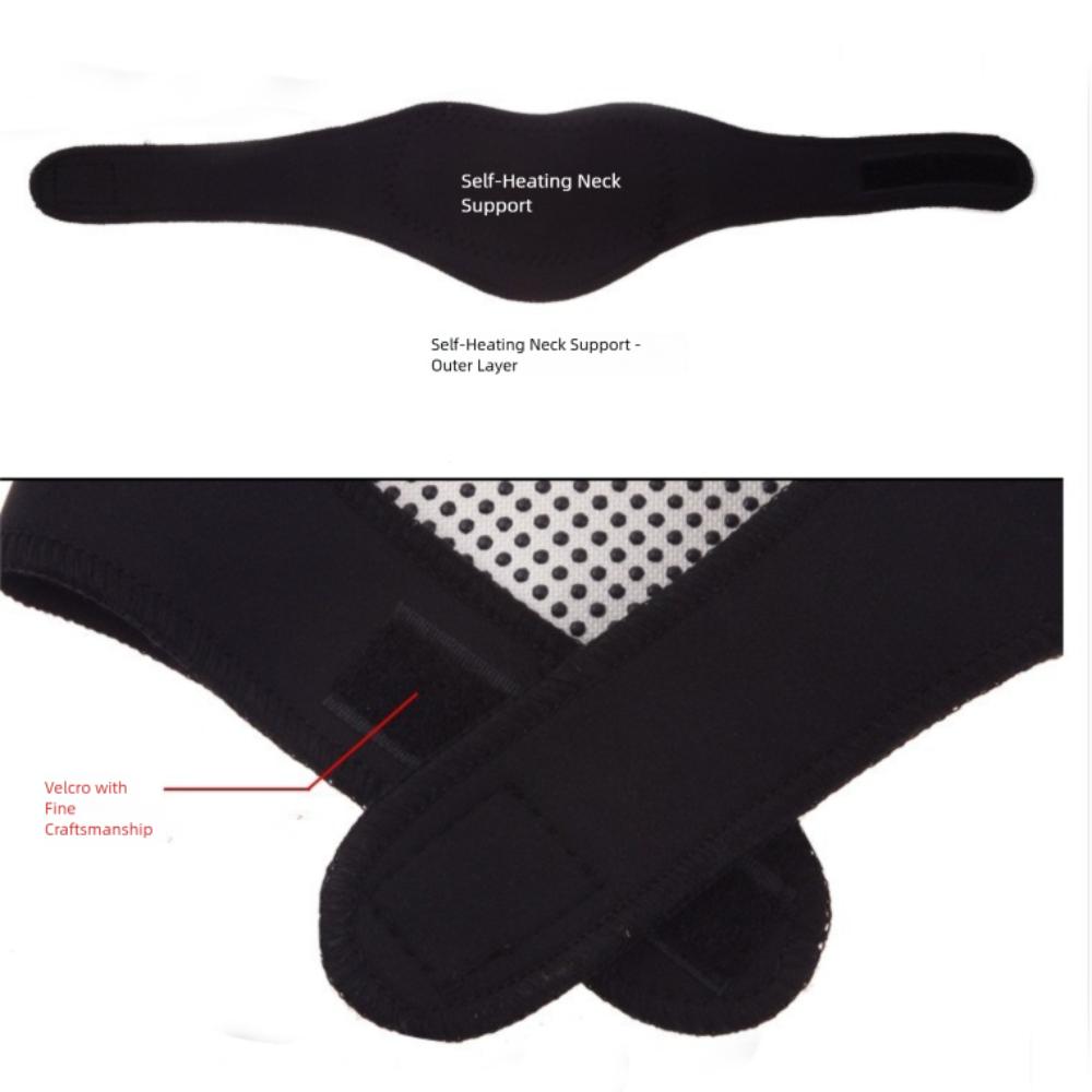 Portable Magnetic Neck Support Soft Heat Therapy Brace  Home Therapy Tingling Relief