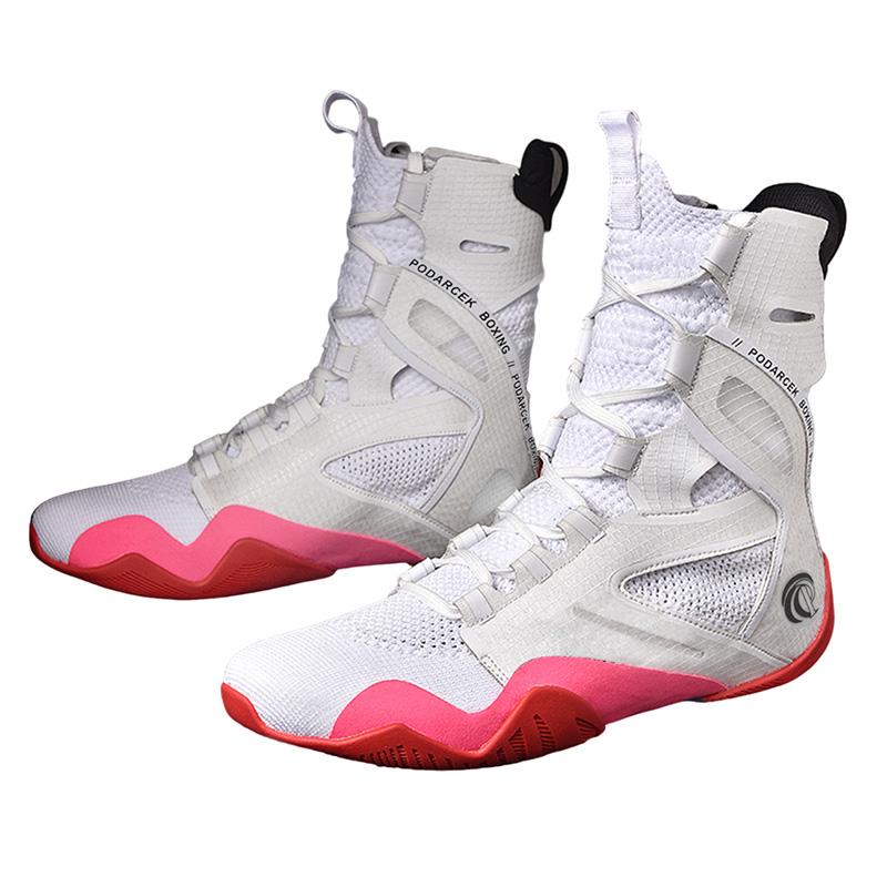 High Tube Boxing Shoes Men Women Super Light Pro Combat Athletic Breathable Fighting Sneakers Wrestling Boots