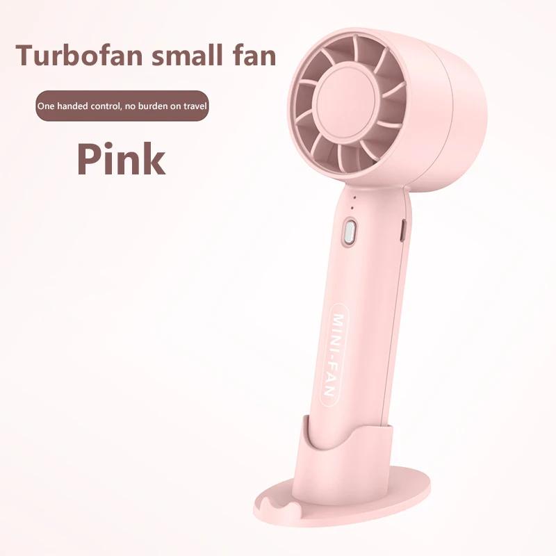 

Портативный вентилятор, портативный, мини-USB, 3-скоростной, перезаряжаемый, персональный, высокоскоростной, электрический вентилятор для ресниц, для офиса, путешествий и кемпинга розовый