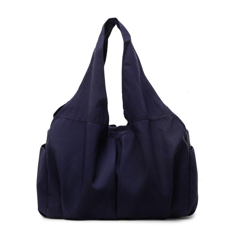 Nylon Large Capacity Multi-Pocket Gym & Travel Bag - Japanese Style Casual Shoulder Bag for Moms