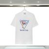 Unisex Cotton T-Shirt With Digital Print Letter Loose Fit Casual Wear
