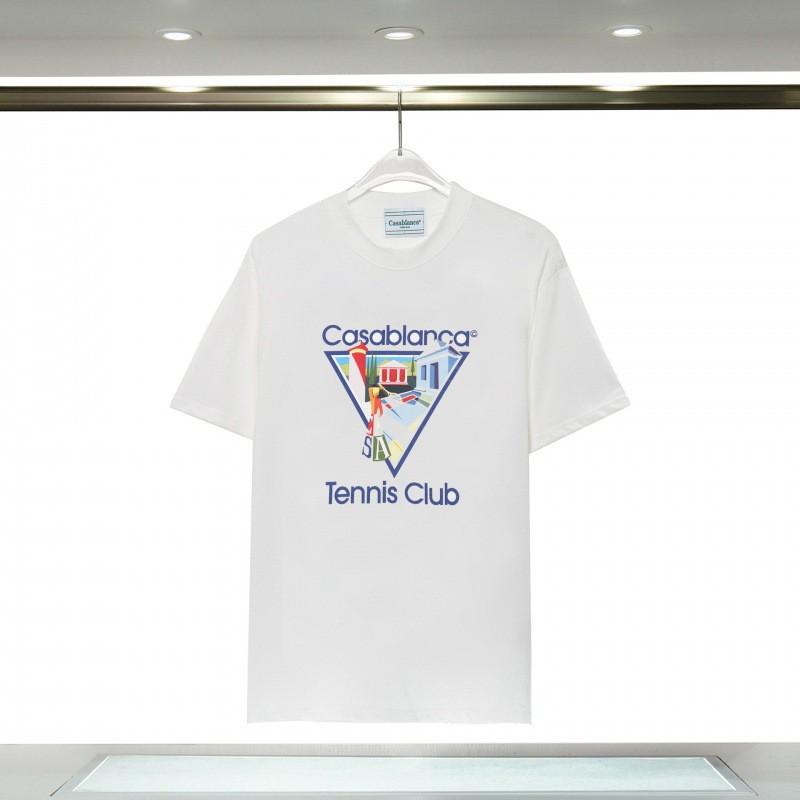 Unisex Cotton T-Shirt With Digital Print Letter Loose Fit Casual Wear
