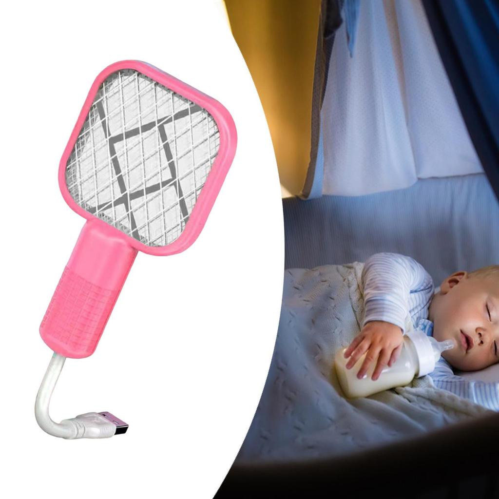 Mini Fly Zapper Racket Electric Killer for Camping Bedroom Trips