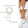 Style Layered Cross Pendant Necklace With Rhinestone Embellishments For Women