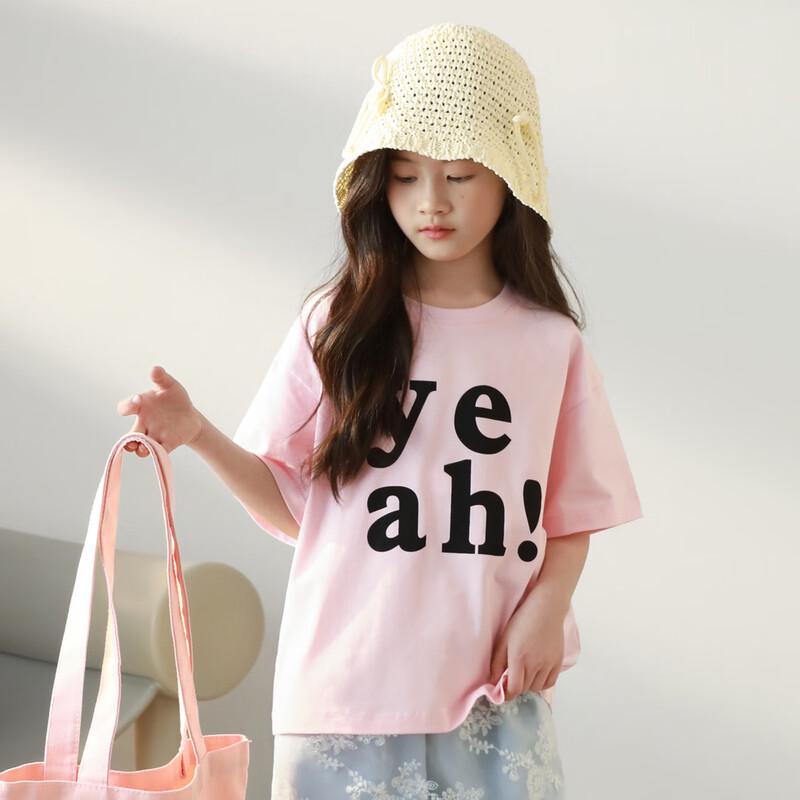 LUSON Girls' 3-Proof Short-Sleeve Summer T-Shirt