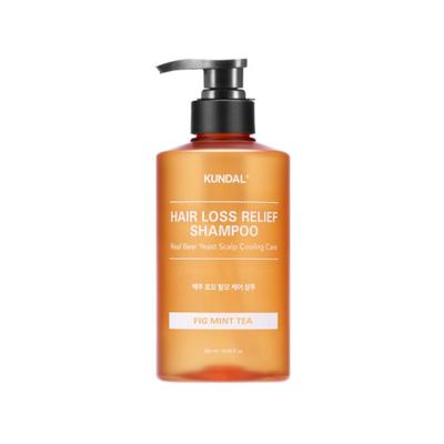 Linderung von Haarausfall, echte Bierhefe, kühlendes Shampoo für die Kopfhaut, Feigen-Minz-Tee, 500 ml