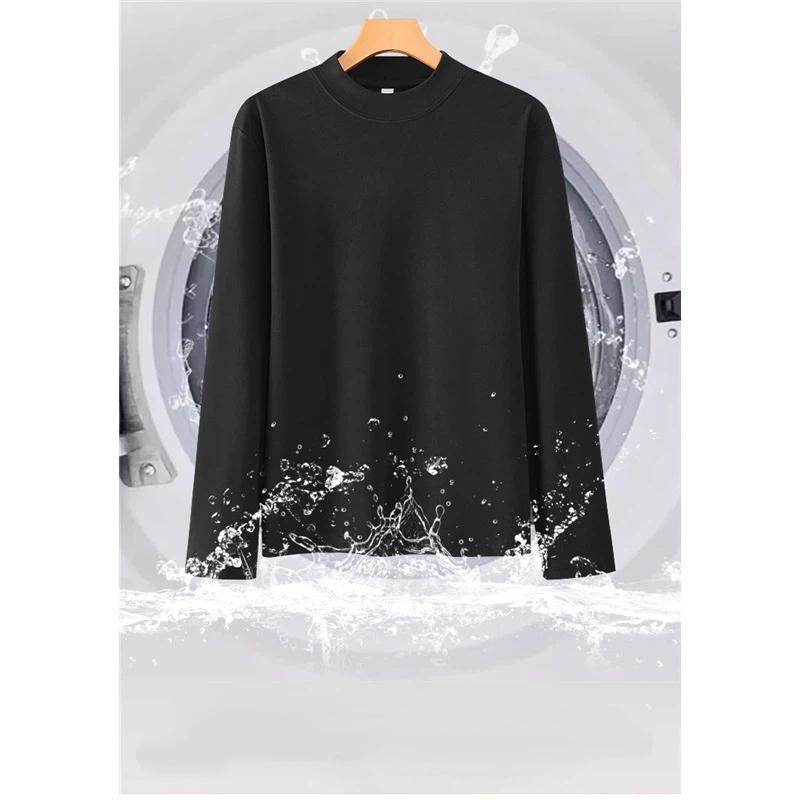 Unisex Autumn And Winter Warm Solid Color Long Sleeved Sweatshirt Base