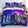 Digimon Adventure Monster Bedding Set,Boy&Girl Duvet Cover Pillow Case Gift, Home Bedroom Quilt Set Large King