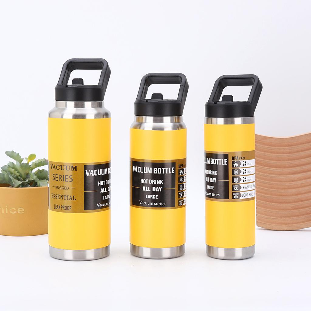 1 1100ml Thermos Cup, 800ml Portable Cup with Spout, 600ml Outdoor Cup, Household Cup, Office Cup, Multifunctional Thermos Cup, Gift Cup,