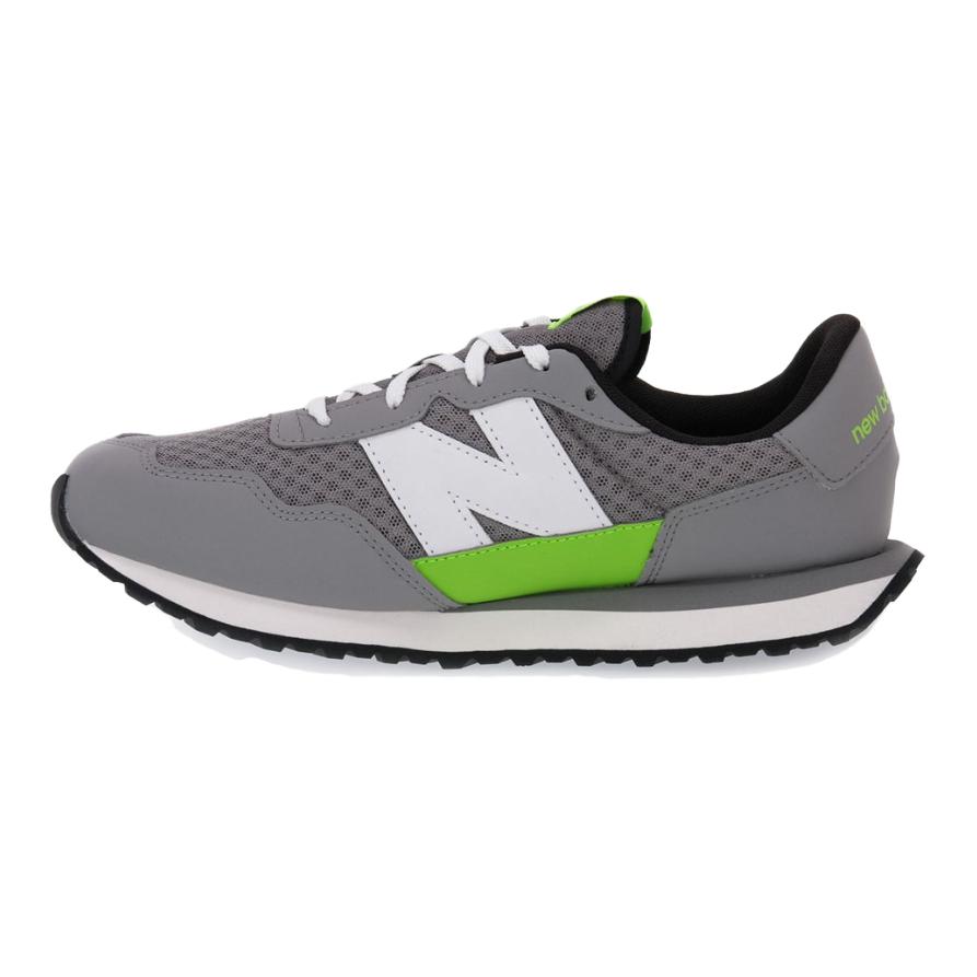 

New Balance NB 237 Нескользящая Амортизация Низкий Верх Детские Кроссовки для Повседневной Носки Темно-Серые Детские 35