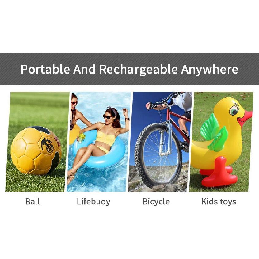 1Pcs Bicycle Pump Inflator Cycling Hand Mini High Pressure Bicycle Pumps Air Ball Pump For Football Basketball Bike Accessories