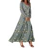 Women's Summer Dresses Casual Long Sleeve Maxi Dresses Cute Floral Maxi Dresses Wedding Guest Dresses Flowing Dresses