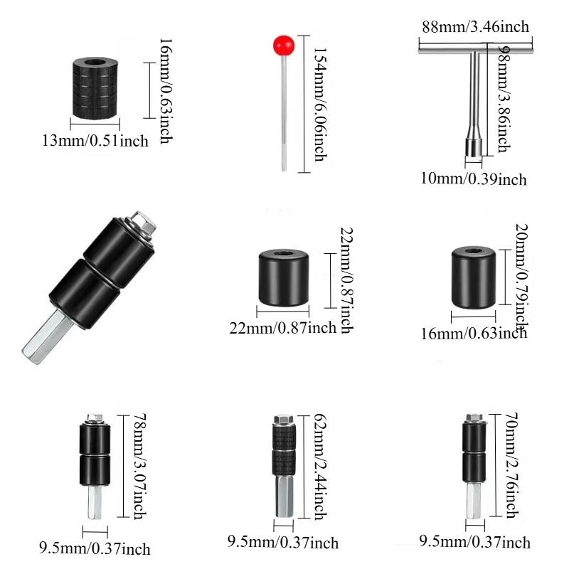 Универсальный Металлический Термоплавкий Водостопорный Штифт 20/25/32 Резиновая Водостопорная Игла Набор Инструментов для Устранения Засоров Сантехники Ремонта Сантехники. Tan