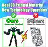 Titan 13 Action Figure,Assembly Completed 3D Printed T13 Multi-Jointed Movable Robot with Full Articulation Lucky13 Nova13 Dummy