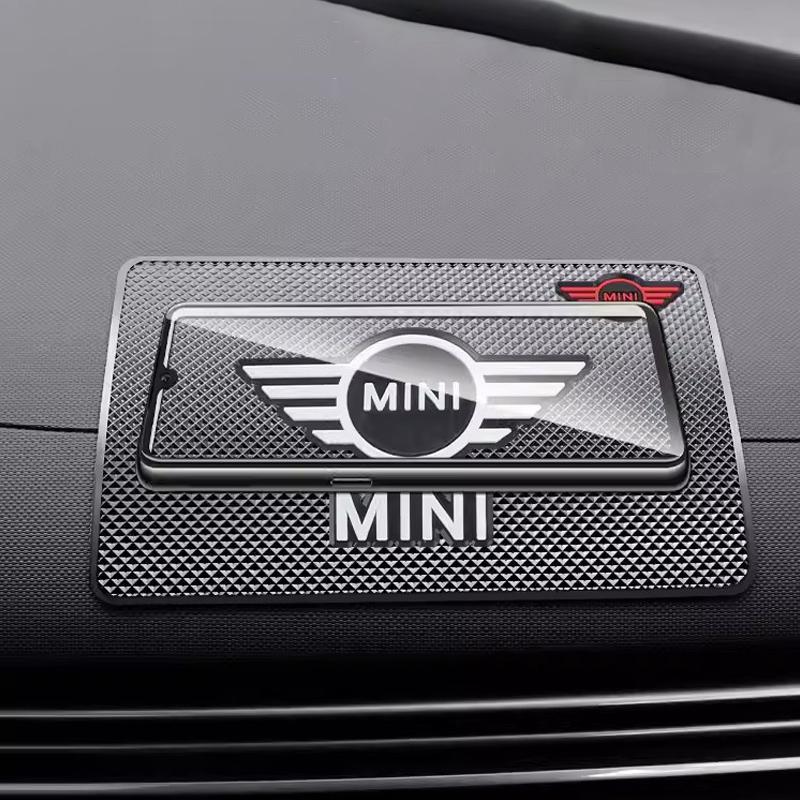 pzkem4 Silicone Car Dashboard Non-Slip Mat Anti-Slip Water Cup Pad For BMW Mini Cooper One JCW R55 R56 R60 F55 F56 Countryman Accessory