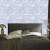 Iridescent glitter wallpaper light gray, blue and azure 50x1000