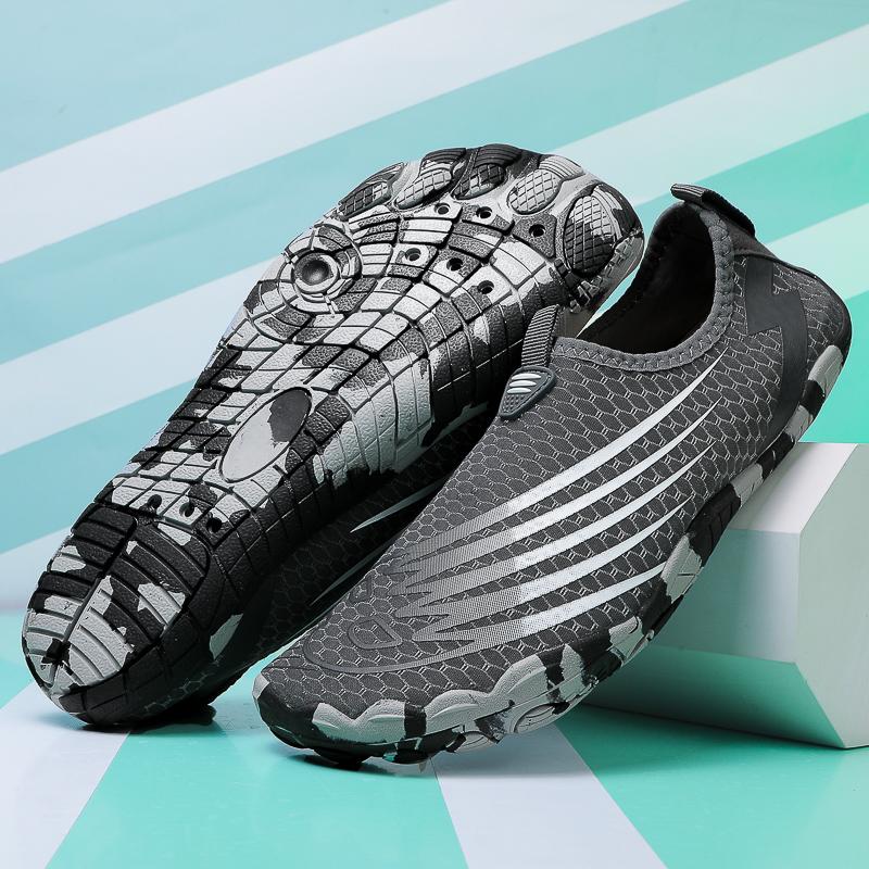 Women Quick Dry Water Sports Shoes Men's Non-slip Barefoot Beach Wading Shoes Breathable Aqua Shoes for Summer Swimming Surfing