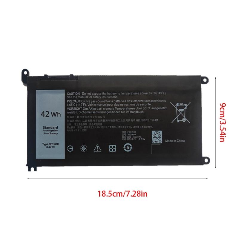 Replacement 11.4V 3500mAh Laptop Battery Lightweight For 7560 5368 5378 5767 5578 7579 5575 7460 Notebook Accessories