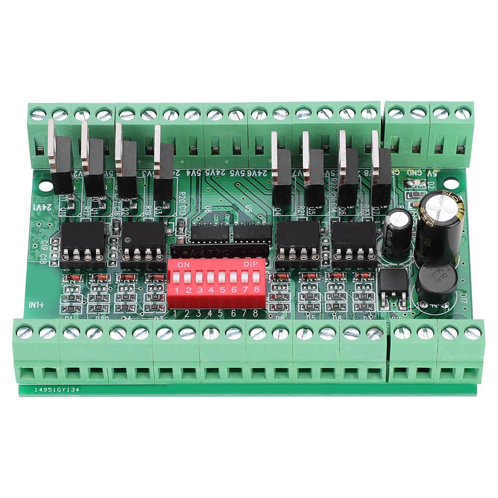 8Channel NPNPNP to NPN 5V24V SquareWave Signal Conversion Module Level Converter 10MHZ