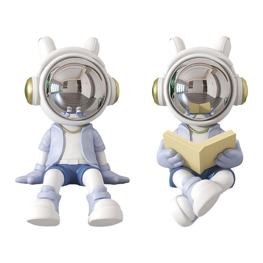 Astronaut Statue Desktop Ornament for Table Centerpiece Bedroom Home Decor
