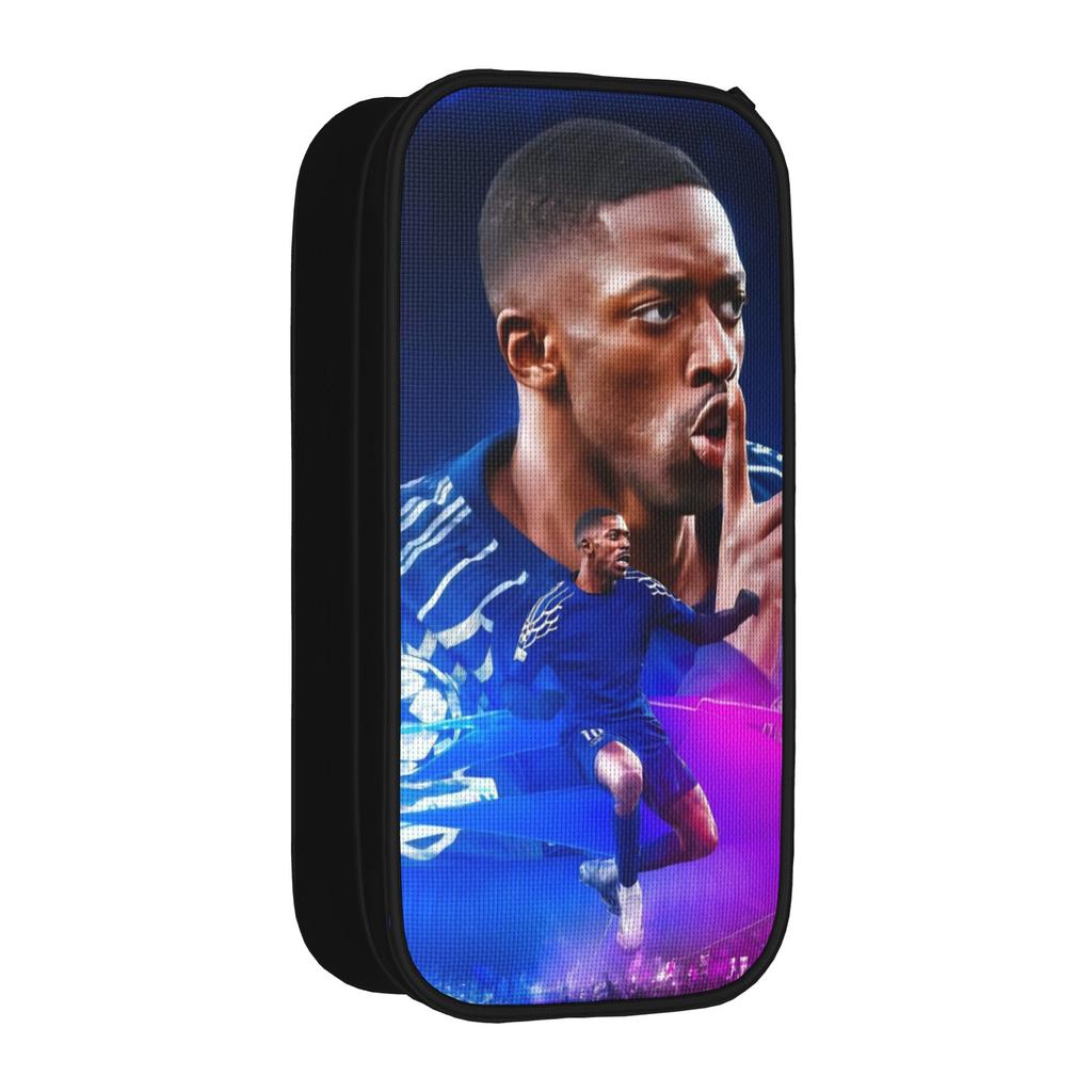 Dembele Football Soccer Pencil Case New Pen Pencil Bags Student Large Storage School Supplies Gift Pencilcases