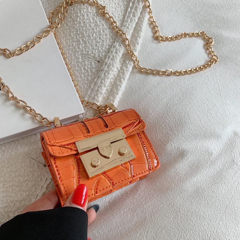 Mini Small Bag Women's Summer Leisure Has New Trendy Fashion Shoulder Messenger Bag Chain Small Square Bag
