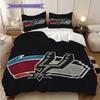 Vibrant Austin Spurs Logo Bedding(1 * duvet cover + 2 * pillowcase, without core)Duvet cover and pillowcase Christmas birthday gift