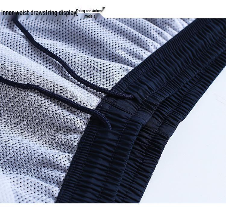 Thin Mesh Stripe School Uniform Pants for Junior & Senior High Students - Spring, Autumn, Summer
