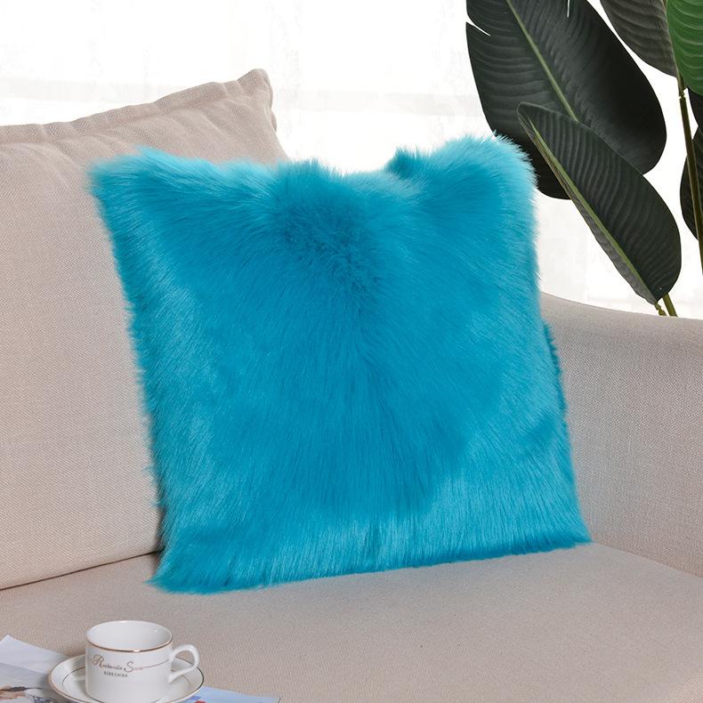 2pcs Luxury Faux Fur RV Cushion Cover Perfect for Motorhome & Travel Trailer Living Room Decor Durable Construction, Decorative Covers