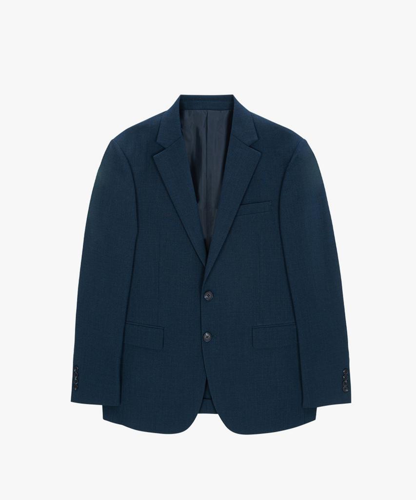 Ezio Basic Summer Wool Blazer_Peacock