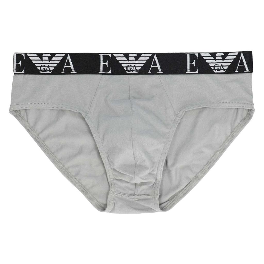 Emporio Armani BOLD MONOGRAM 3-PACK BRIEF Underwear (Set of 3) - Men's Cotton Briefs, EU Size 54087154, Assorted Sizes (Parallel Import)