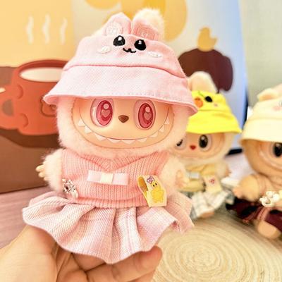 Pour Poupée Labubu 17cm Vêtements de Mode Robe Vêtements de Poupée Mignons Accessoires de Poupées