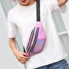 Simple Style Waist Pack for Women Shiny Laser Bum Hip Belt Bag for Girls Party Purse Small Chest Packs