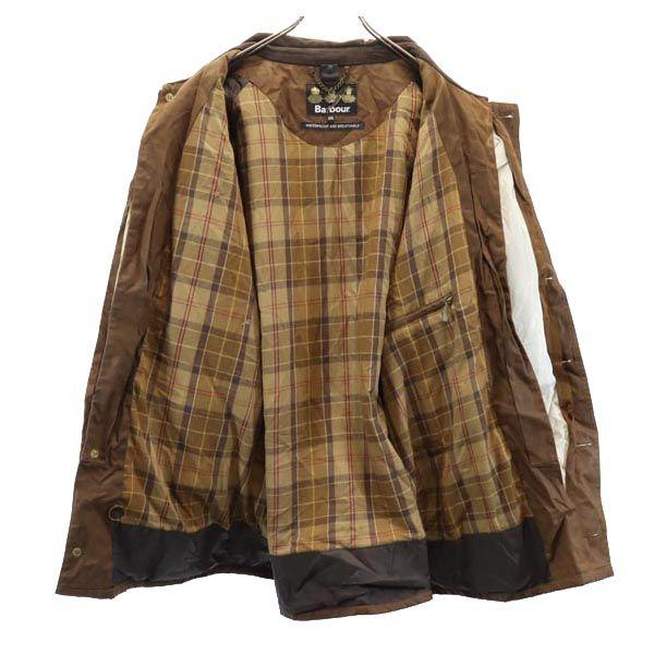 Barbour Voskovaná bunda XXL Hnědý kabát Pánský Použitý