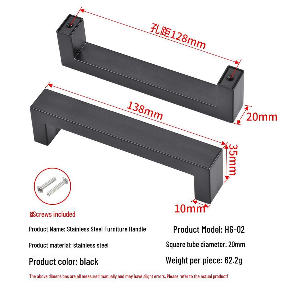 Modern Simple Stainless Steel Kitchen Cabinet & Wardrobe Handle for Doors and Drawers