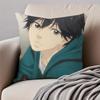 Fashion Warm Daily A-Ao Haru Rides Cushion Cover Pillowcase Anti-Dustmite Invisible Zipper Short Plush Sofa Cushion