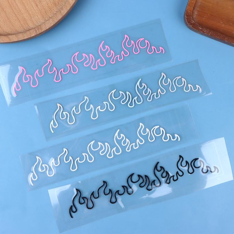 1Pcs Flame Decal Sticker For Car, Laptop, Dashboard, Mirror - Gift, Mirror Decoration | Vibrant Flame Design