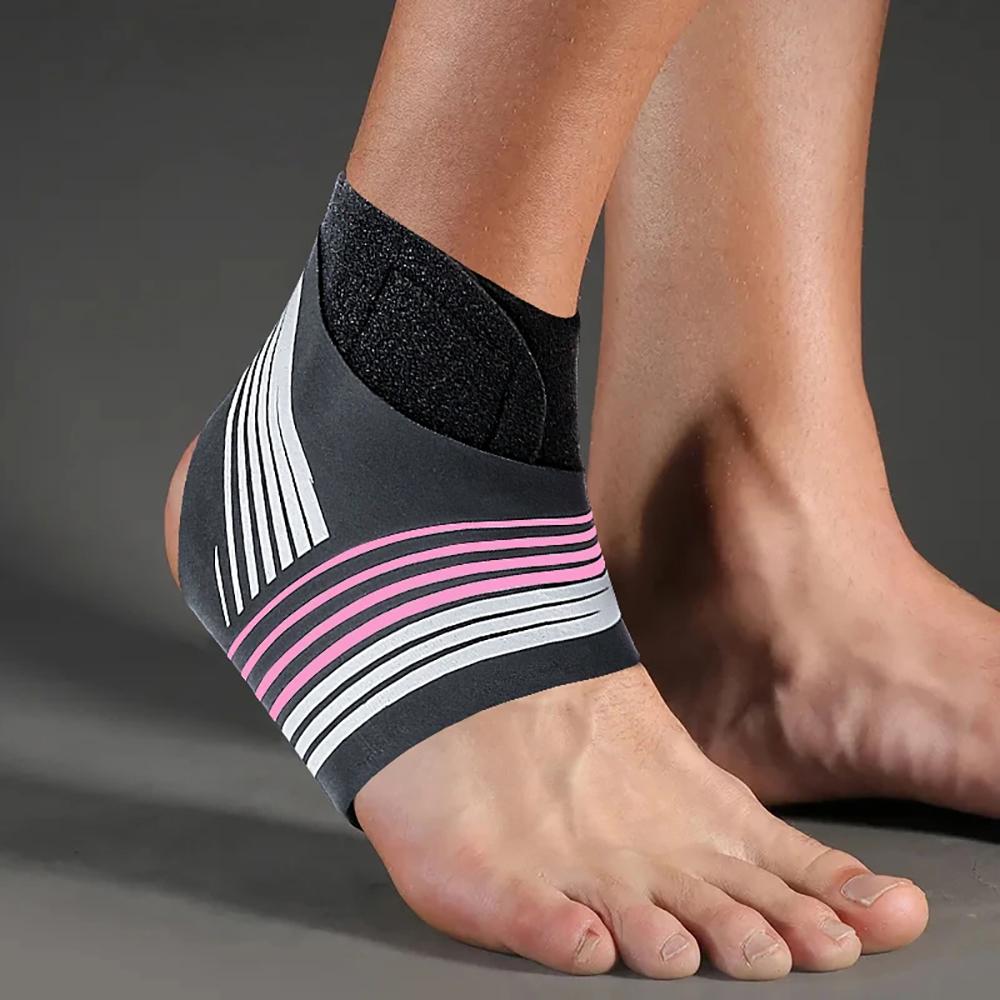 1 Pc Adjustable Compression Ankle Support Men & Women, Strong Ankle Brace Sports Protection