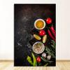 Scandinavian Minimalist Wall Art Kitchen Theme Mixed Herbs and Spices HD Canvas Poster Prints Home Bedroom Living Room Decor